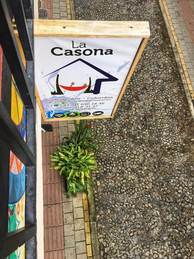 La Casona Hostel Guatape Exterior photo